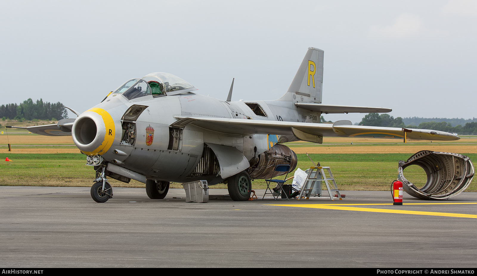 Aircraft Photo of SE-DXB | Saab J29F Tunnan | Sweden - Air Force | AirHistory.net #800952