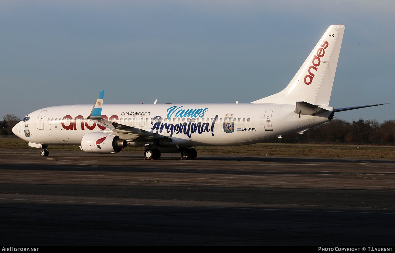 Aircraft Photo of LV-HHK | Boeing 737-85F | Andes Líneas Aéreas | AirHistory.net #800957