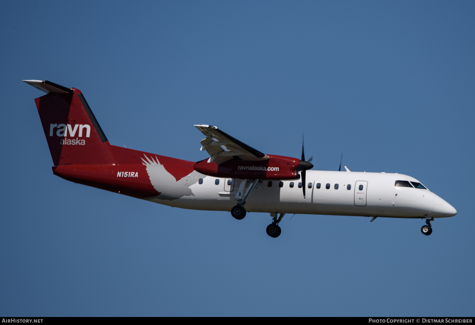 Aircraft Photo of N151RA | De Havilland Canada DHC-8-300 Dash 8 | Ravn Alaska | AirHistory.net #800959