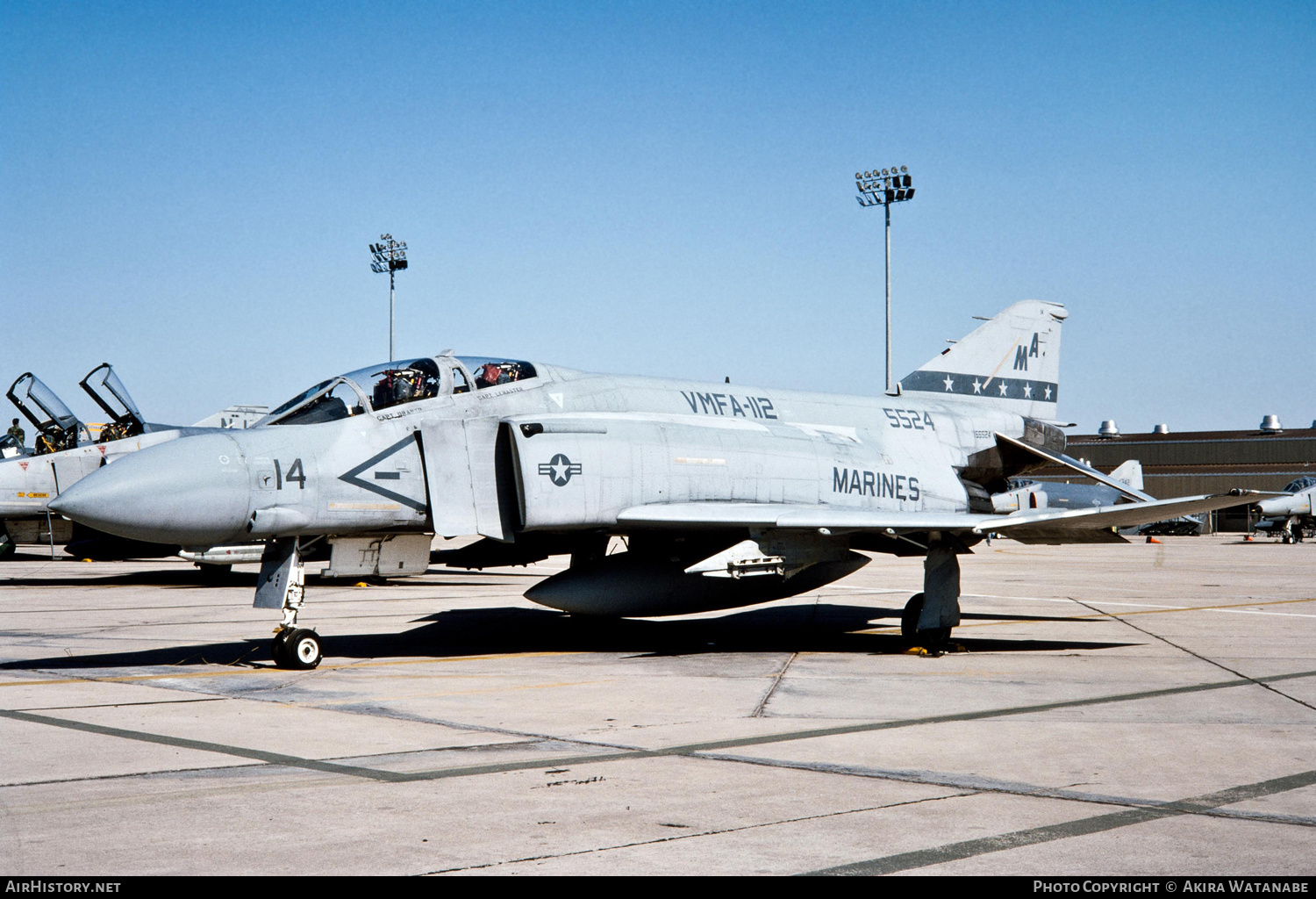 Aircraft Photo of 155524 / 5524 | McDonnell Douglas F-4J Phantom II | USA - Marines | AirHistory.net #800966