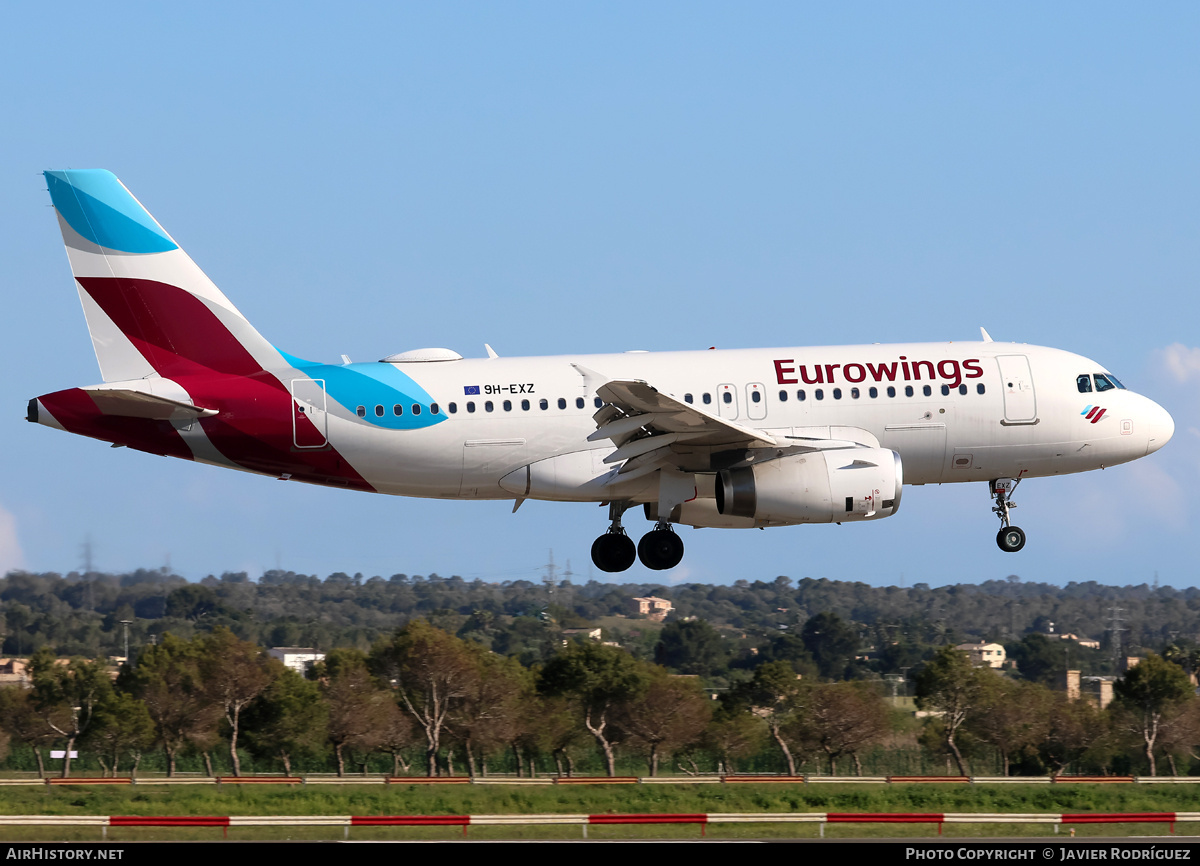 Aircraft Photo of 9H-EXZ | Airbus A319-132 | Eurowings | AirHistory.net #801007