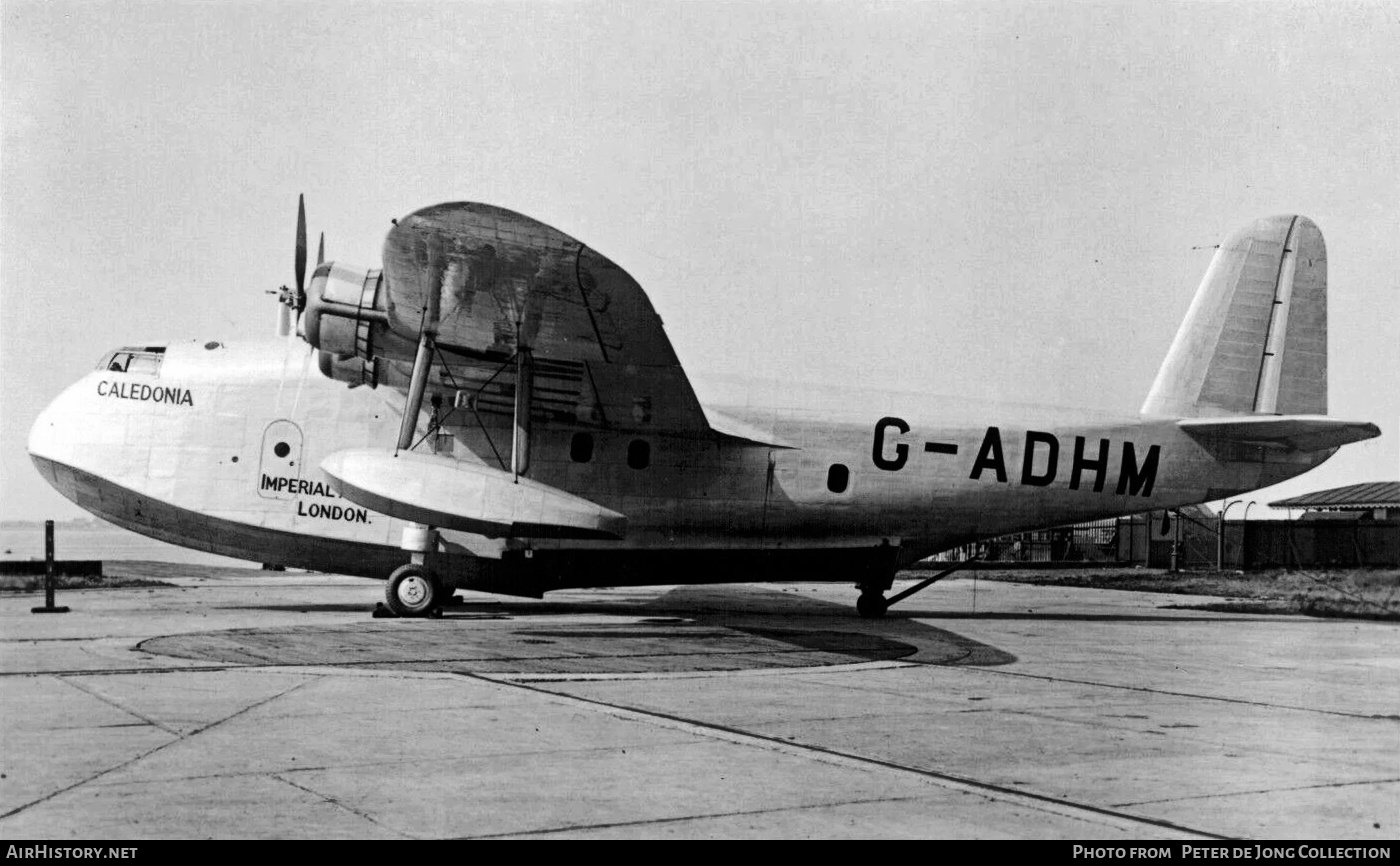 Aircraft Photo of G-ADHM | Short S-23 Empire | Imperial Airways | AirHistory.net #801024