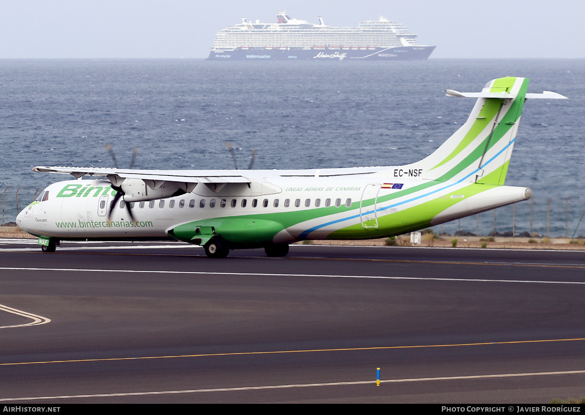 Aircraft Photo of EC-NSF | ATR ATR-72-600 (ATR-72-212A) | Binter Canarias | AirHistory.net #801029