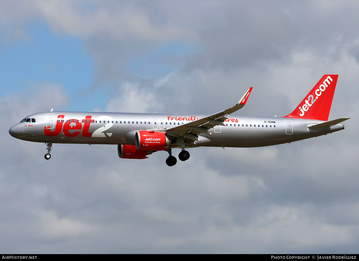 Aircraft Photo of G-SUNM | Airbus A321-251NX | Jet2 | AirHistory.net #801041