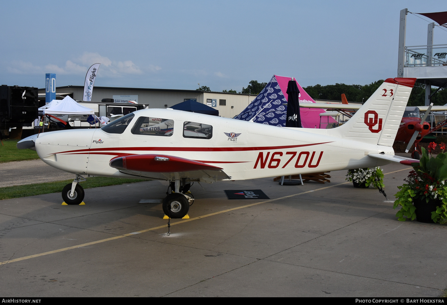 Aircraft Photo of N670U | Piper PA-28-181 Archer | OU - Oklahoma University | AirHistory.net #801082