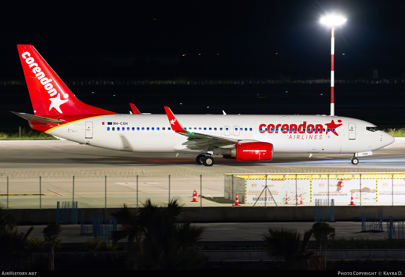 Aircraft Photo of 9H-CXH | Boeing 737-8ME | Corendon Airlines | AirHistory.net #801103