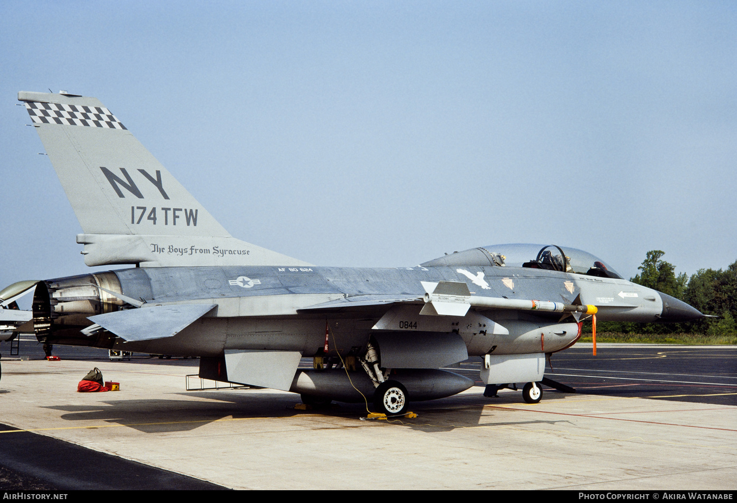 Aircraft Photo of 80-0624 / AF80-624 | General Dynamics F-16B Fighting Falcon | USA - Air Force | AirHistory.net #801111