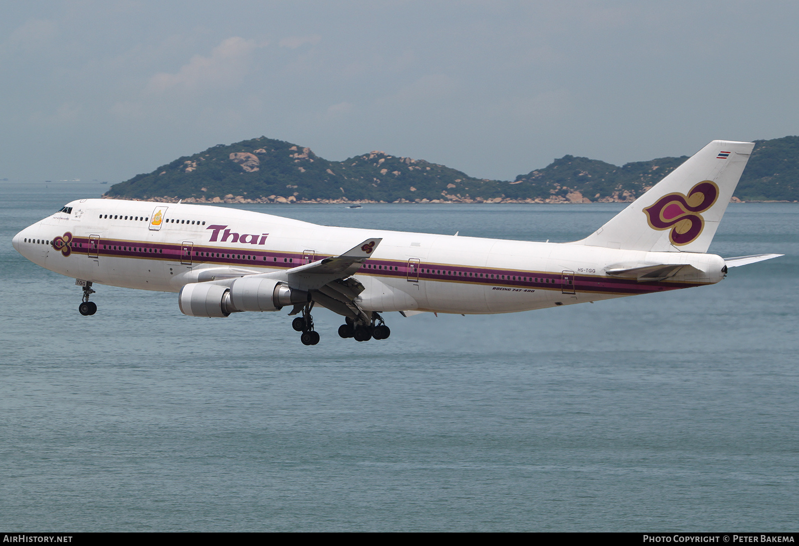 Aircraft Photo of HS-TGG | Boeing 747-4D7 | Thai Airways International | AirHistory.net #801118