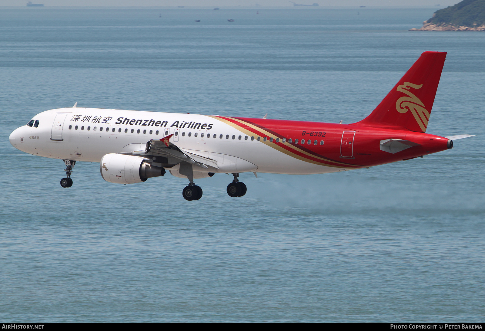 Aircraft Photo of B-6392 | Airbus A320-214 | Shenzhen Airlines | AirHistory.net #801123