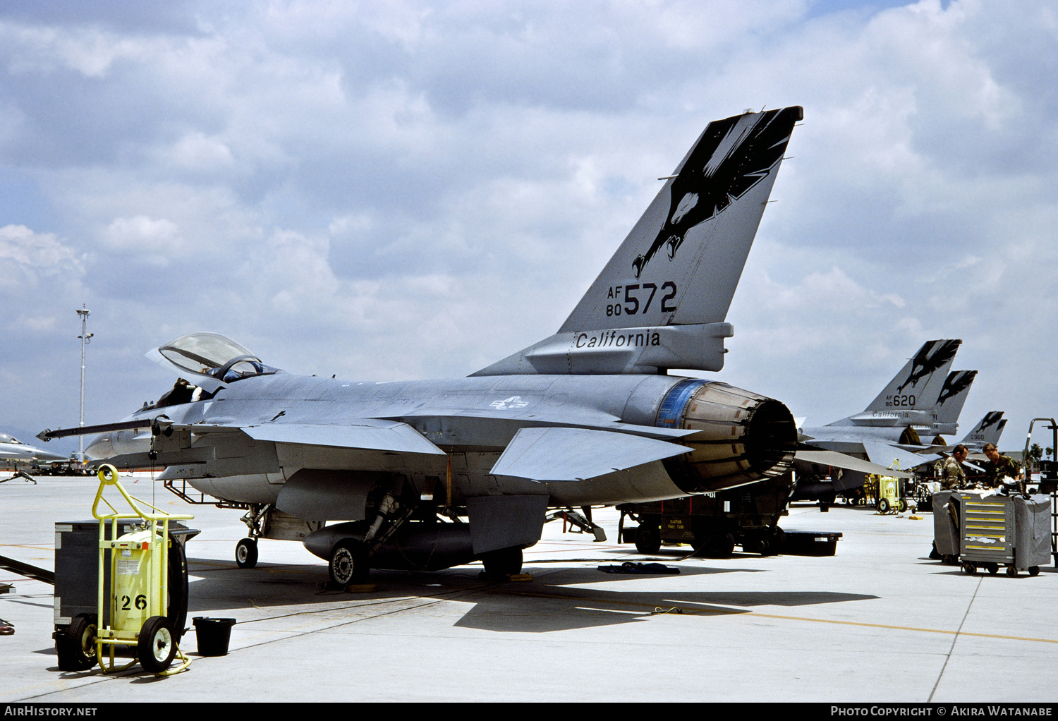 Aircraft Photo of 80-0572 / AF80-572 | General Dynamics F-16A/ADF Fighting Falcon | USA - Air Force | AirHistory.net #801146