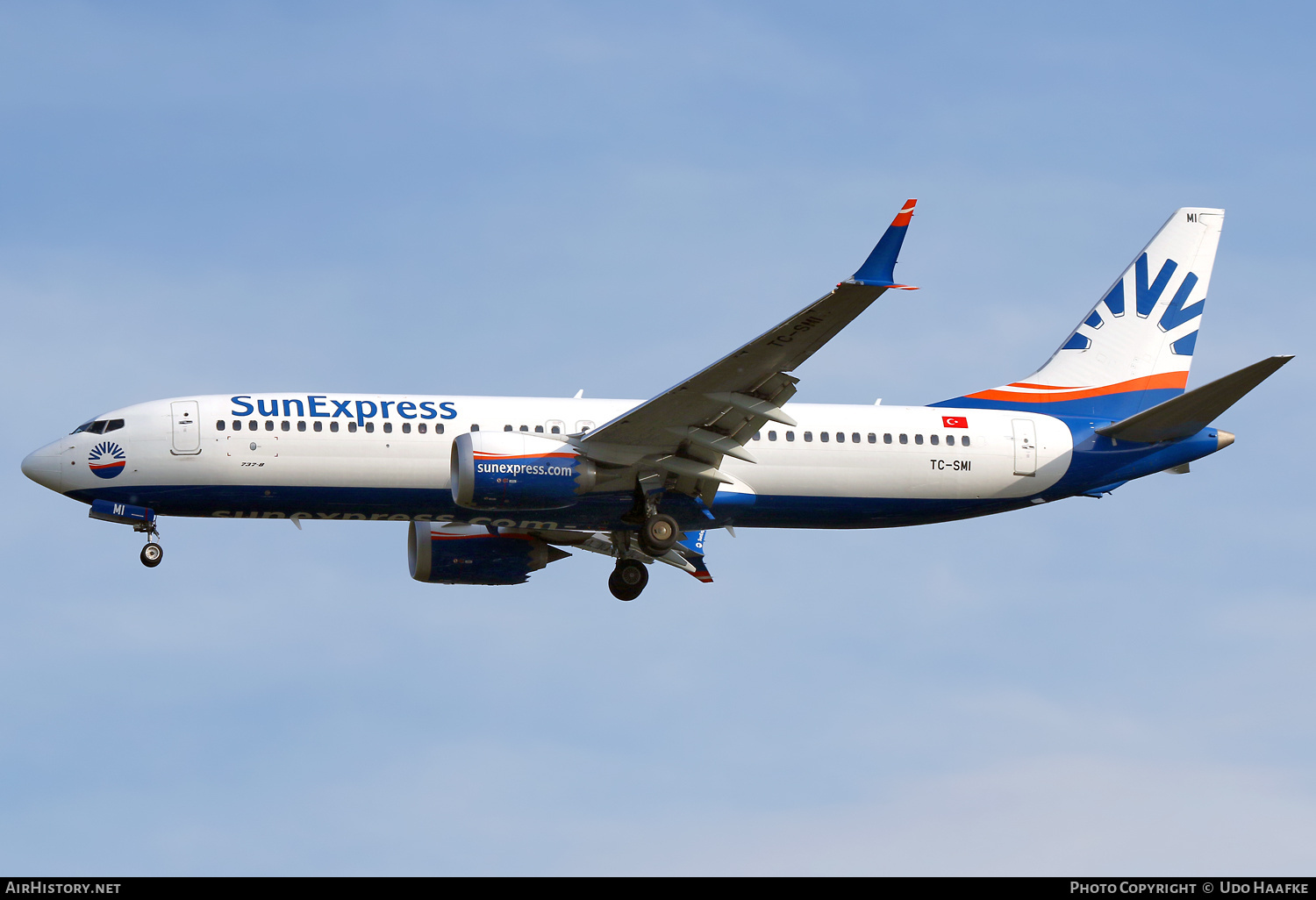 Aircraft Photo of TC-SMI | Boeing 737-8 Max 8 | SunExpress | AirHistory.net #801166