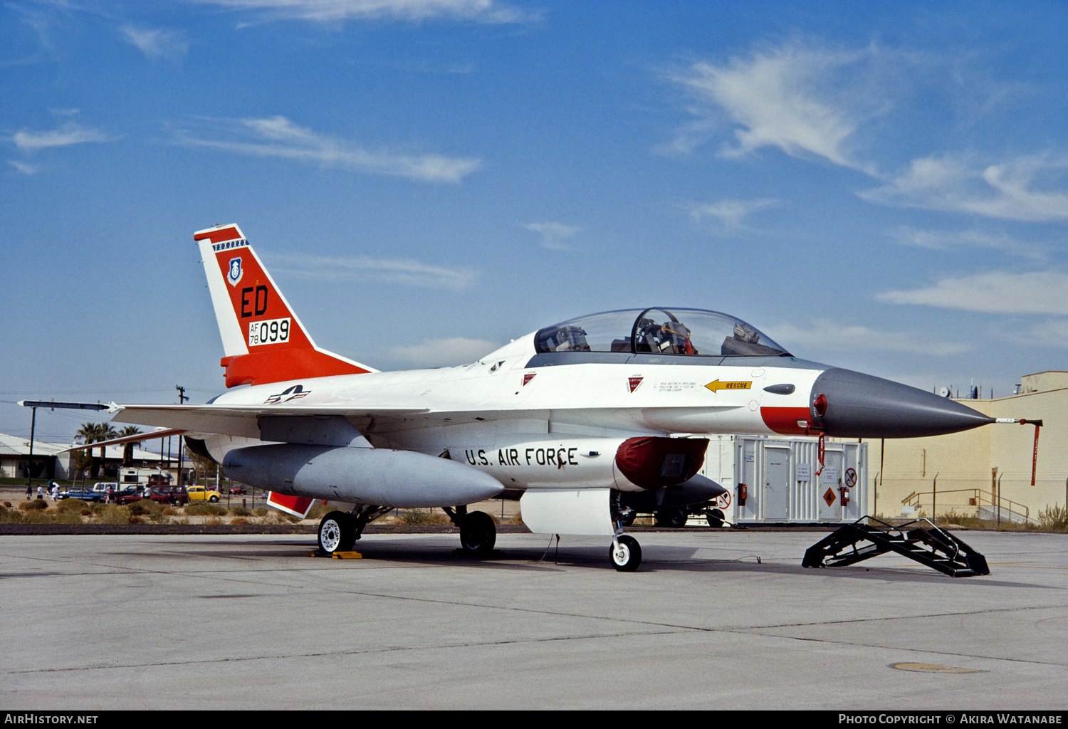 Aircraft Photo of 78-0099 / AF78-099 | General Dynamics F-16B Fighting Falcon | USA - Air Force | AirHistory.net #801176