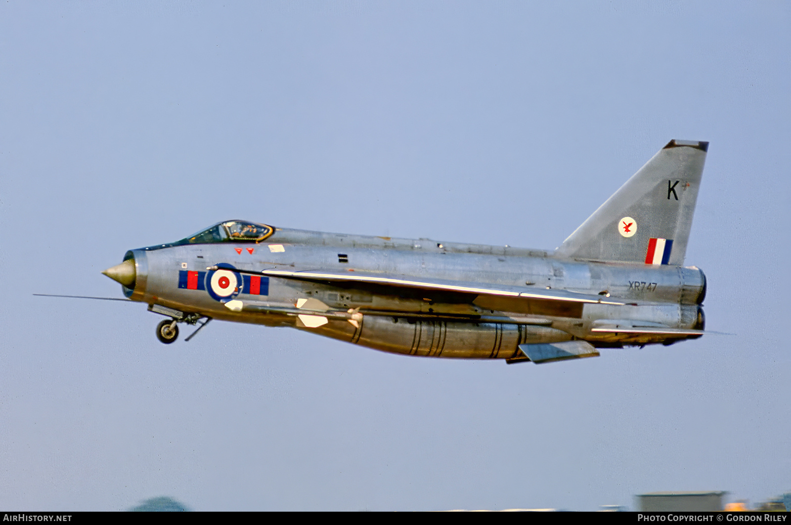 Aircraft Photo of XR747 | English Electric Lightning F6 | UK - Air Force | AirHistory.net #801189