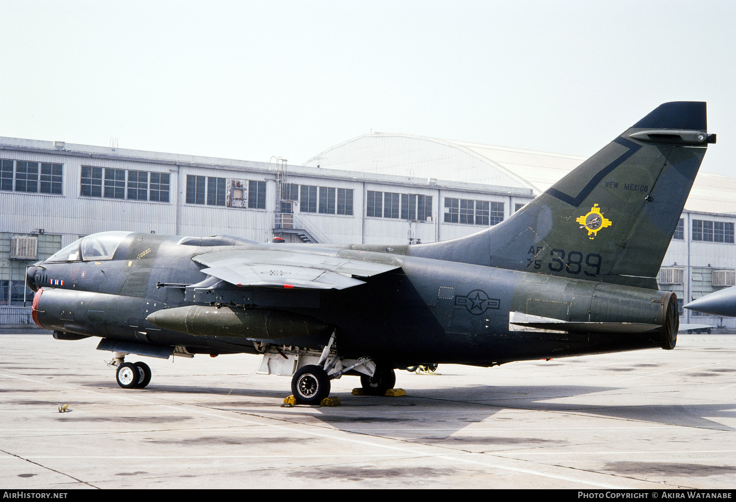 Aircraft Photo of 75-0389 / AF75-389 | Vought A-7D Corsair II | USA - Air Force | AirHistory.net #801192