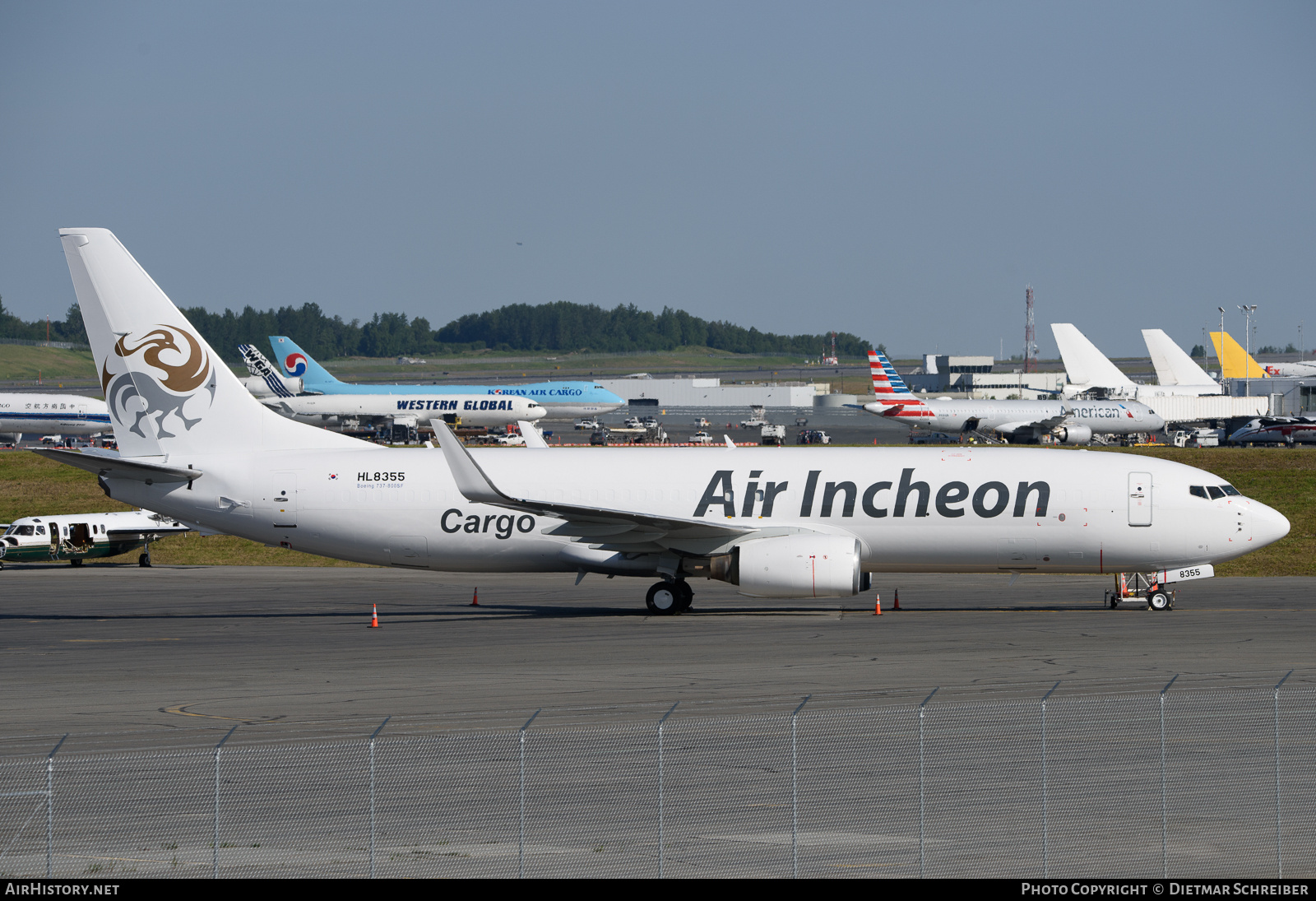 Aircraft Photo of HL8355 | Boeing 737-8CX(F) | Air Incheon | AirHistory.net #801195