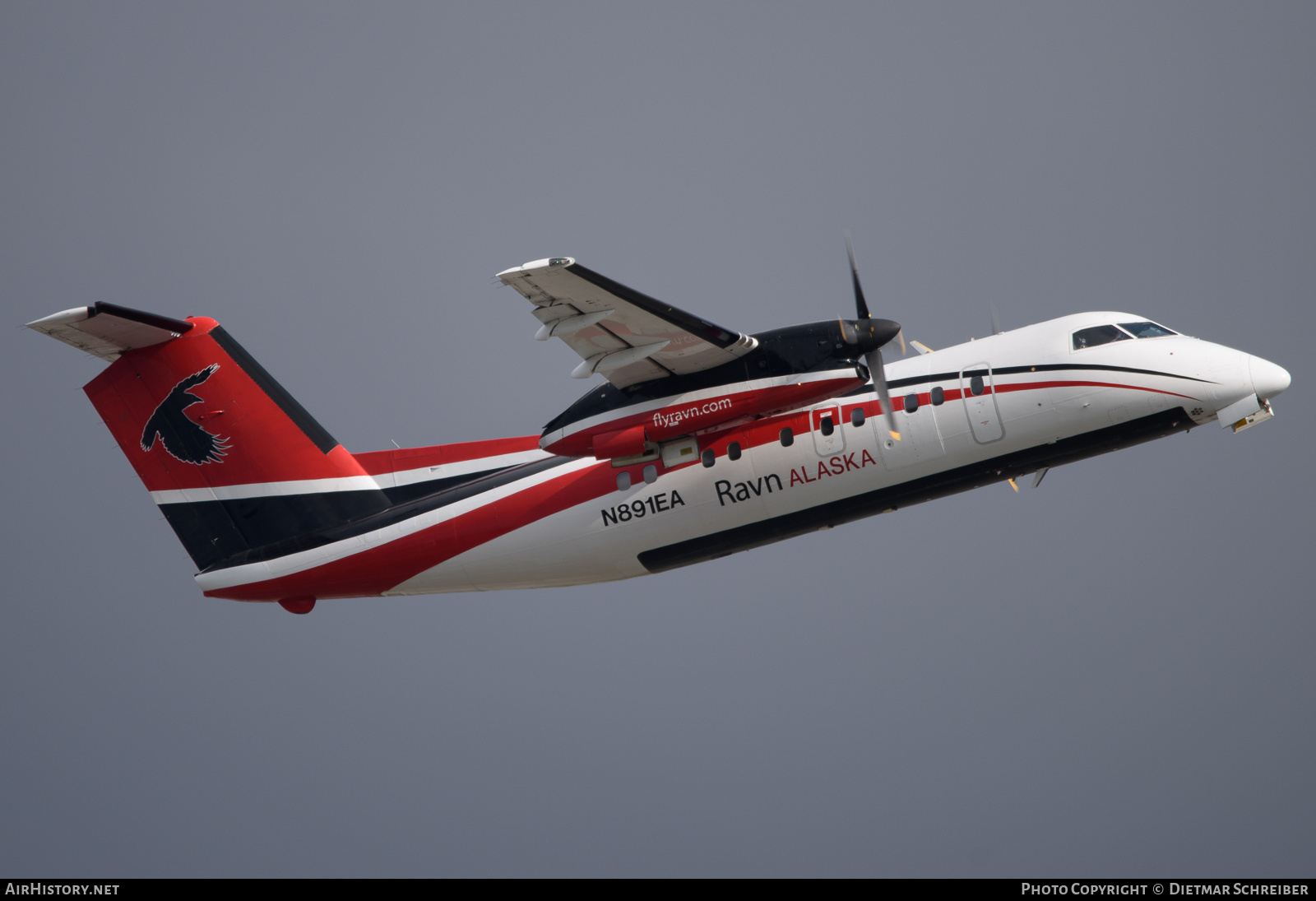 Aircraft Photo of N891EA | De Havilland Canada DHC-8-106 Dash 8 | Ravn Alaska | AirHistory.net #801213