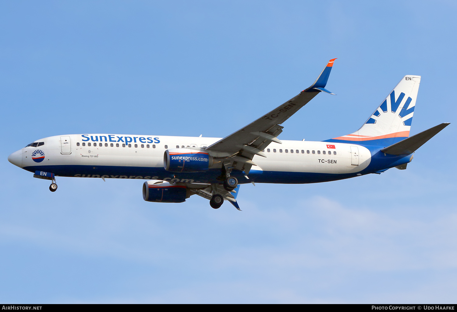 Aircraft Photo of TC-SEN | Boeing 737-8HC | SunExpress | AirHistory.net #801228