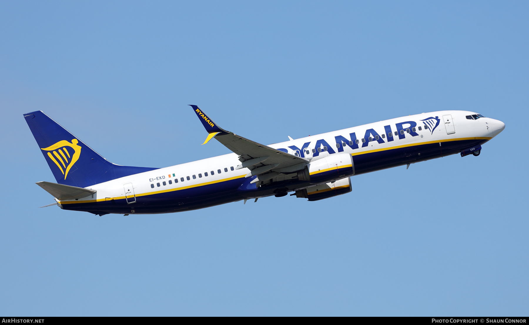 Aircraft Photo of EI-EKD | Boeing 737-8AS | Ryanair | AirHistory.net #801255