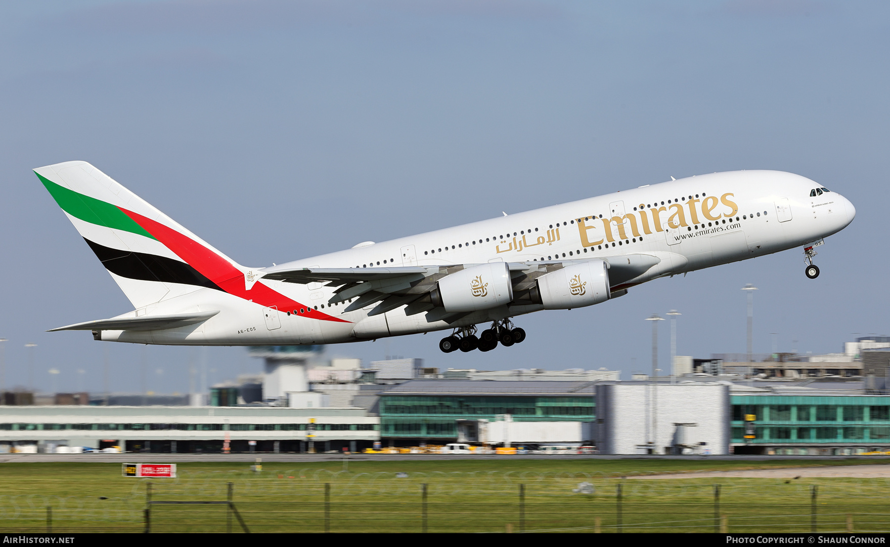 Aircraft Photo of A6-EOS | Airbus A380-861 | Emirates | AirHistory.net #801261
