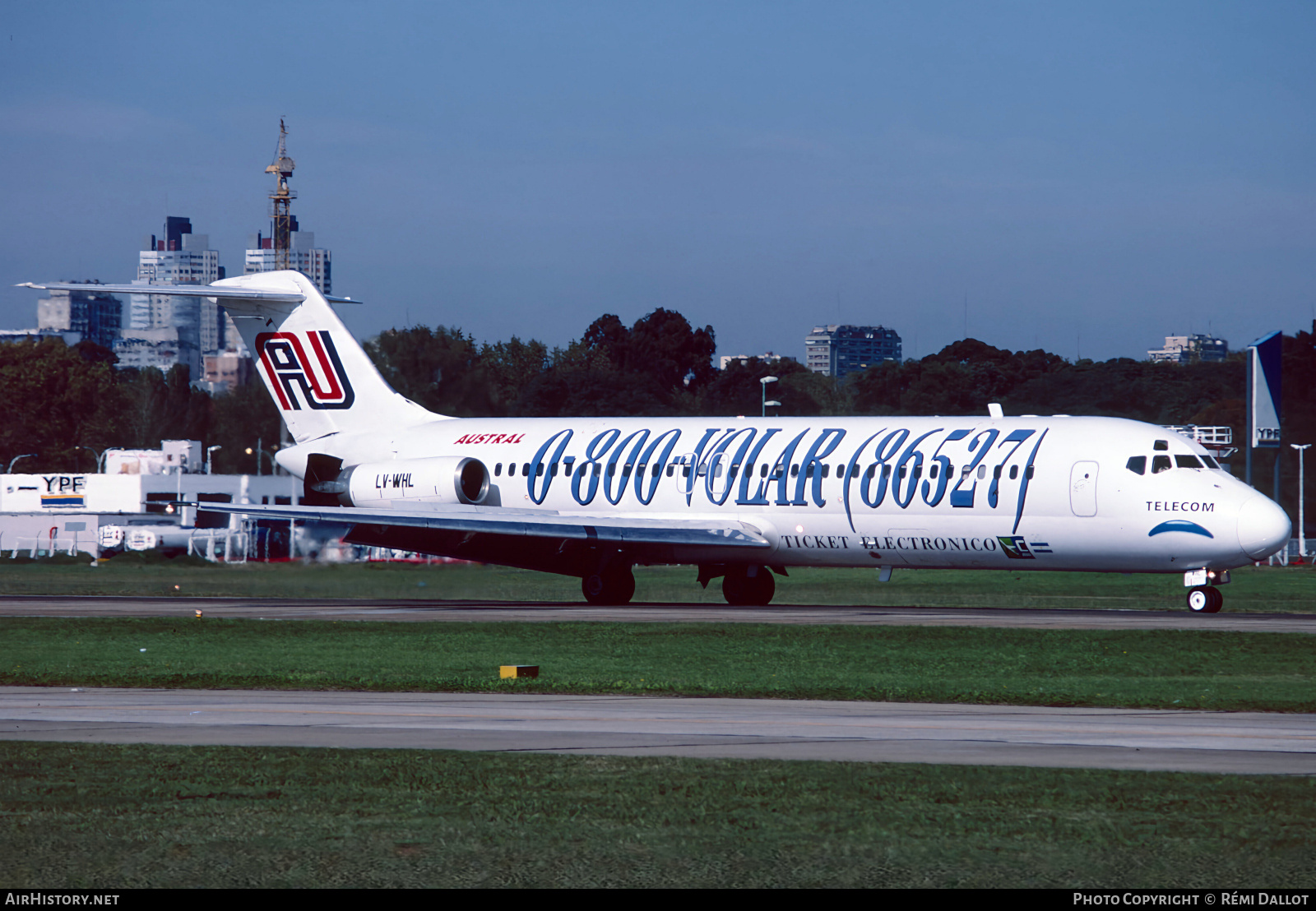Aircraft Photo of LV-WHL | McDonnell Douglas DC-9-32 | Austral Líneas Aéreas | AirHistory.net #801264