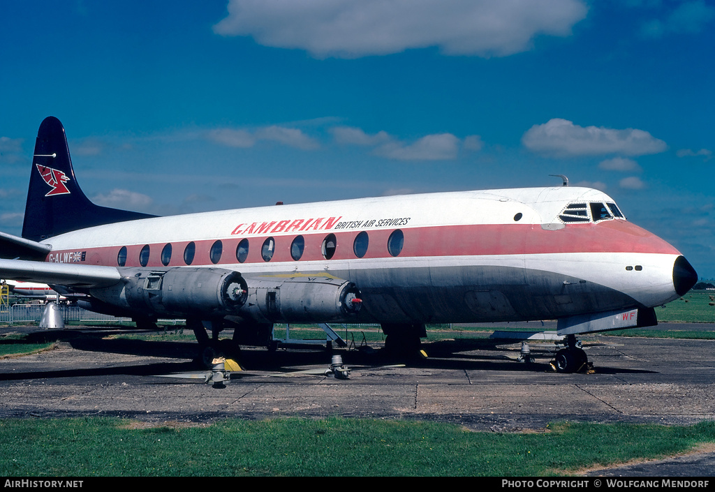 Aircraft Photo of G-ALWF | Vickers 701 Viscount | Cambrian Airways | AirHistory.net #801276