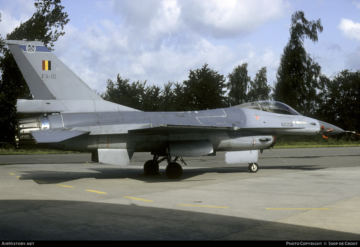 Aircraft Photo of FA-10 | General Dynamics F-16A Fighting Falcon | Belgium - Air Force | AirHistory.net #801306