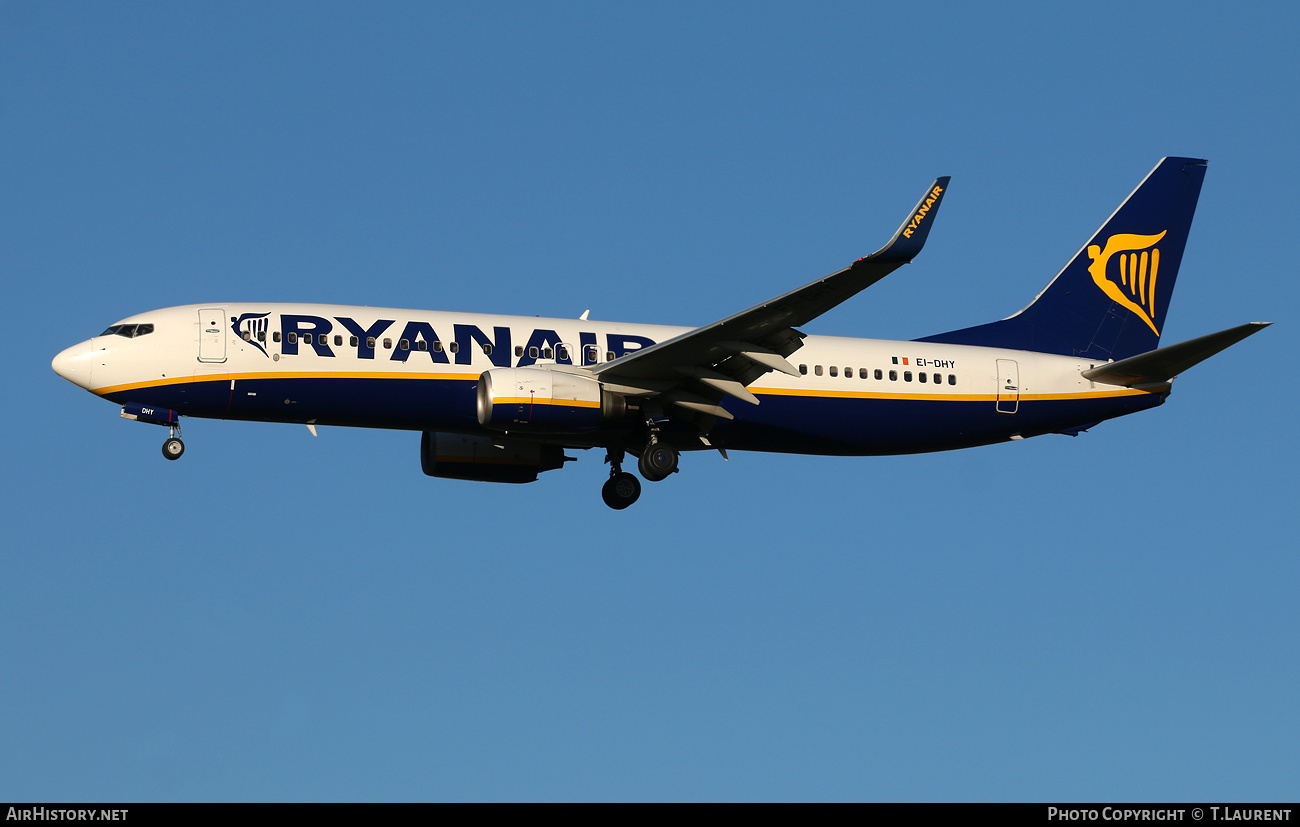 Aircraft Photo of EI-DHY | Boeing 737-8AS | Ryanair | AirHistory.net #801332