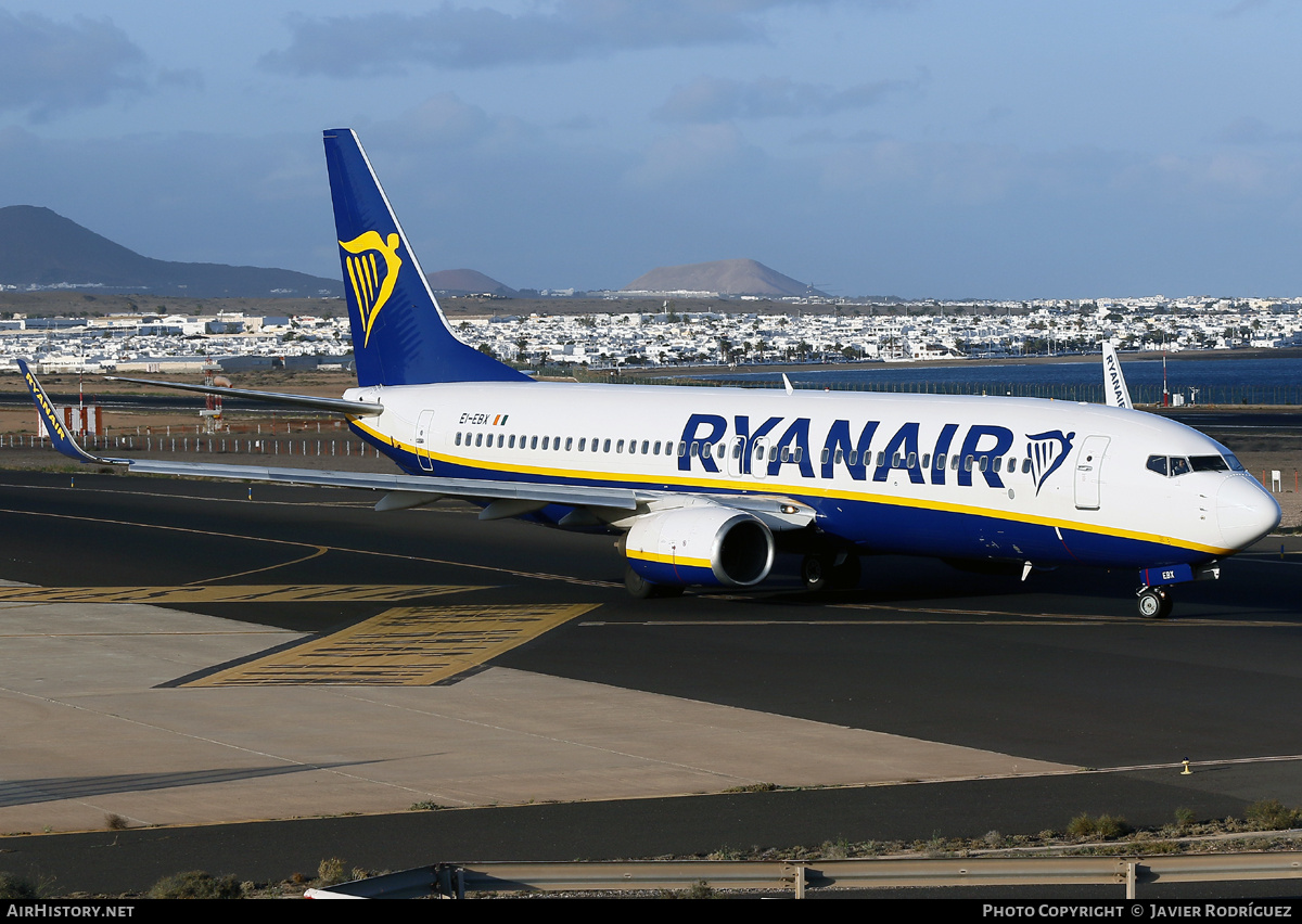Aircraft Photo of EI-EBX | Boeing 737-8AS | Ryanair | AirHistory.net #801349