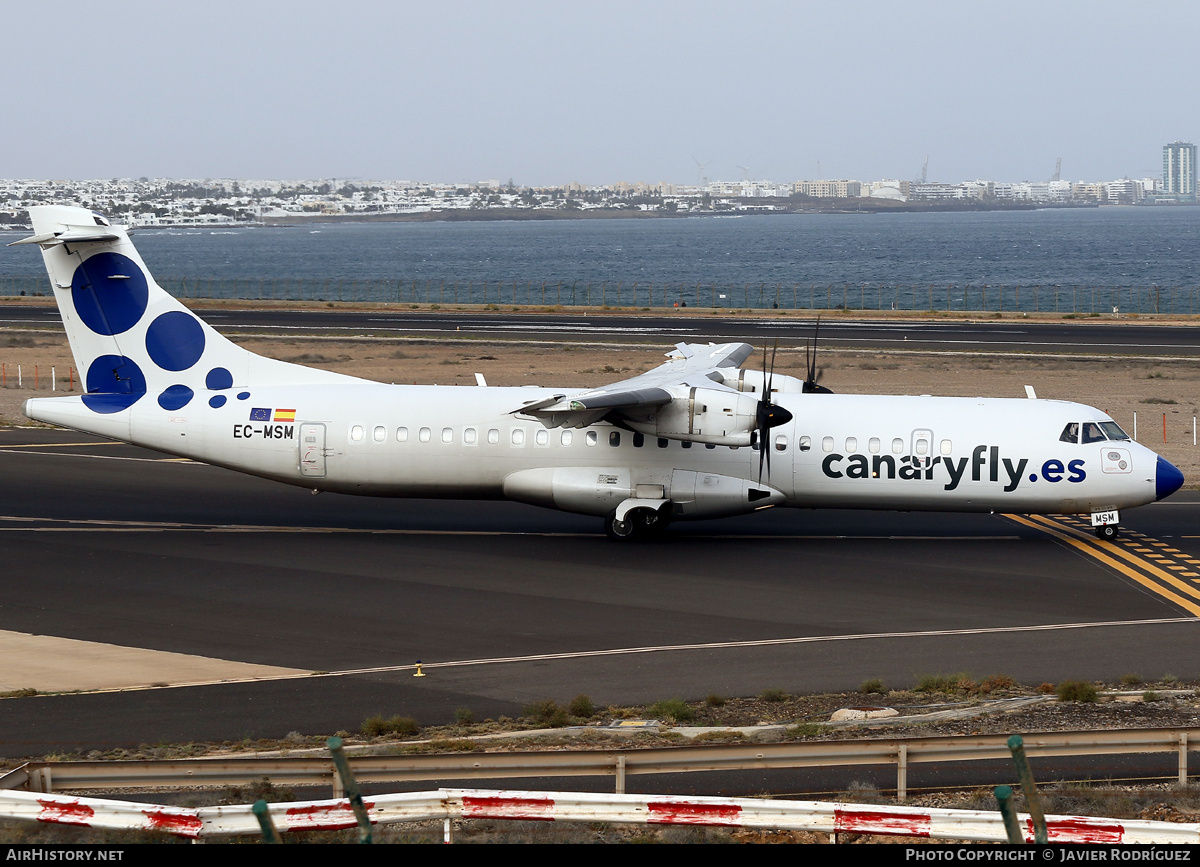 Aircraft Photo of EC-MSM | ATR ATR-72-500 (ATR-72-212A) | Canaryfly | AirHistory.net #801359