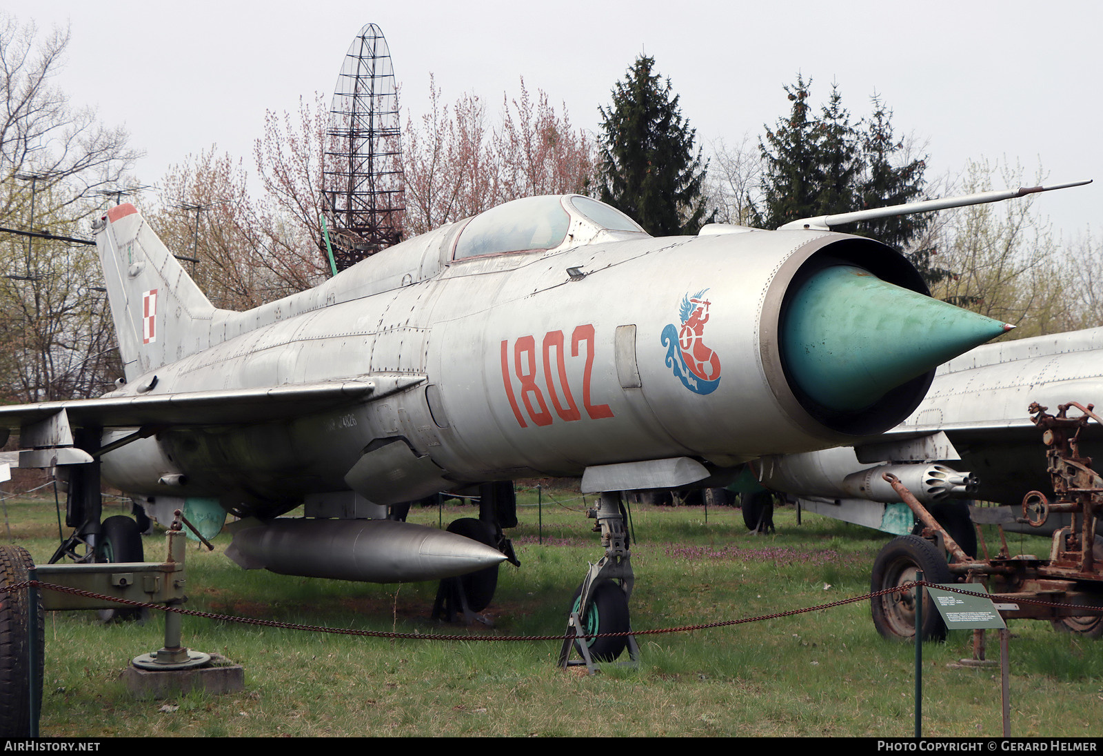 Aircraft Photo of 1802 | Mikoyan-Gurevich MiG-21PF | Poland - Air Force | AirHistory.net #801361