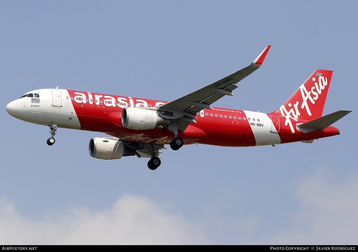 Aircraft Photo of HS-BBV | Airbus A320-216 | AirAsia | AirHistory.net #801368