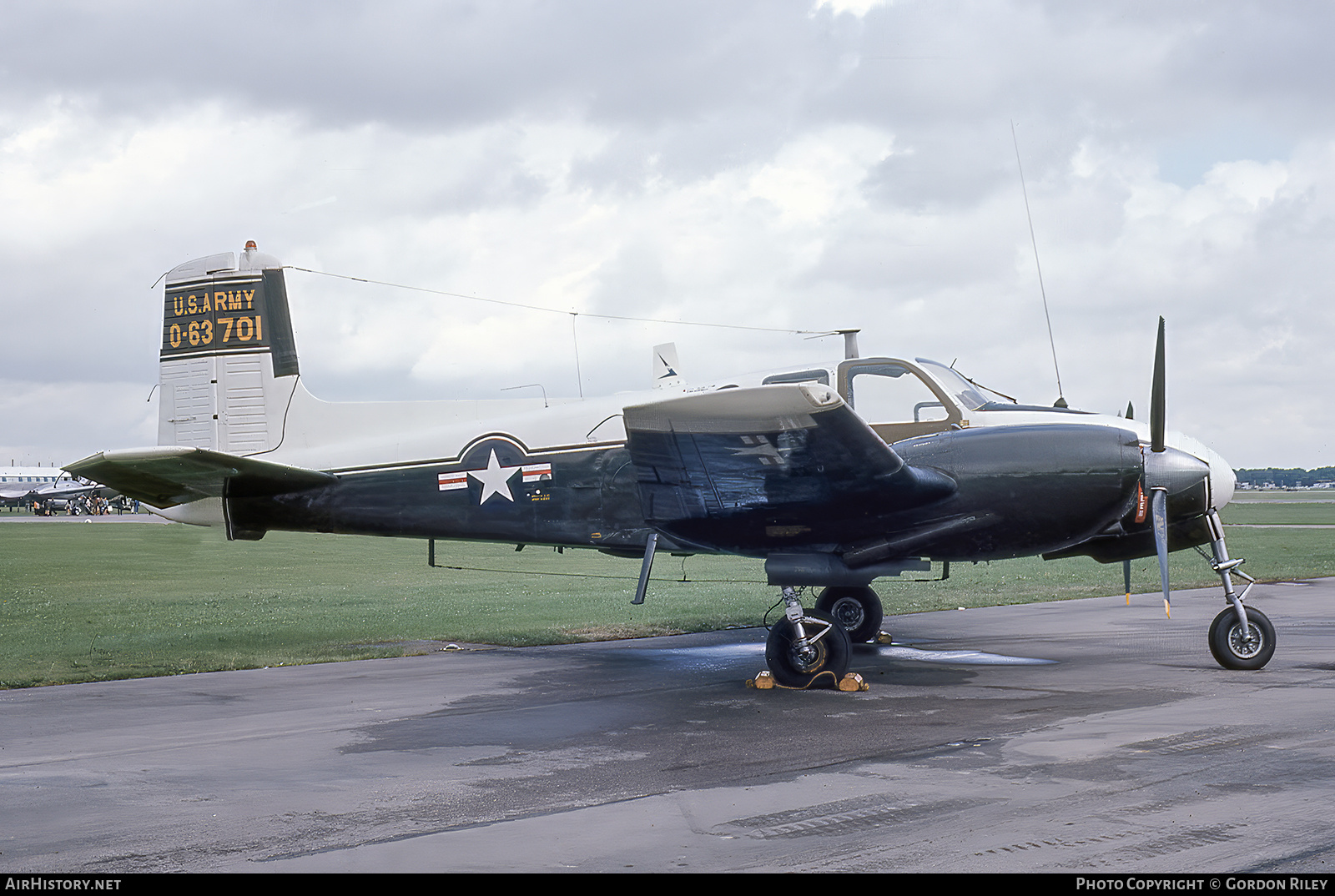 Aircraft Photo of 56-3701 / 0-63701 | Beech U-8D Seminole (50) | USA - Army | AirHistory.net #801373