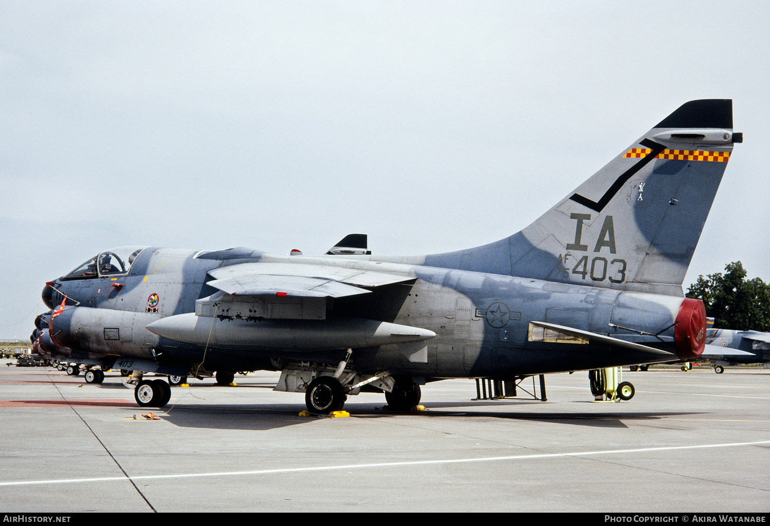 Aircraft Photo of 75-0403 / AF75-403 | Vought A-7D Corsair II | USA - Air Force | AirHistory.net #801376
