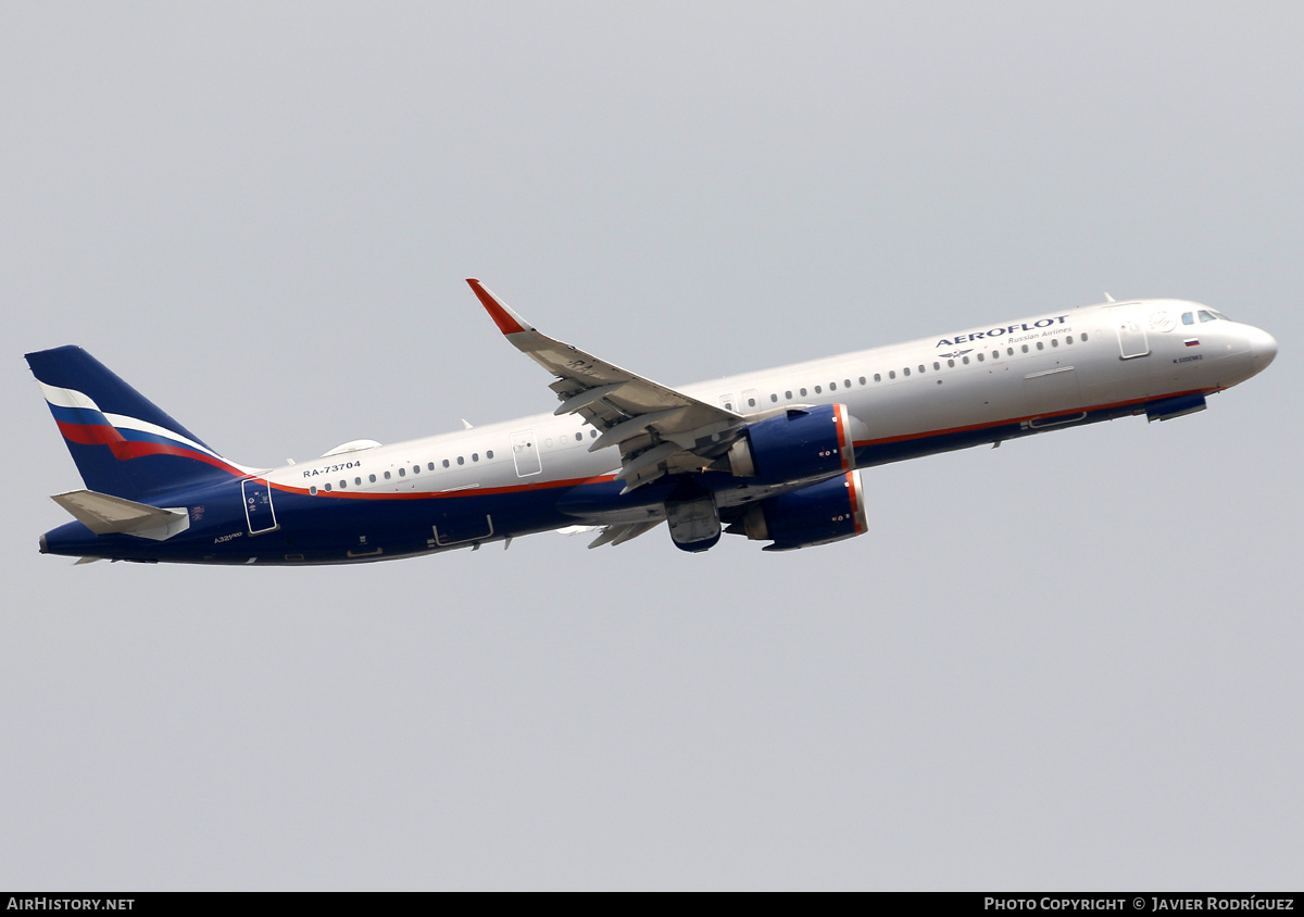 Aircraft Photo of RA-73704 | Airbus A321-251NX | Aeroflot - Russian Airlines | AirHistory.net #801412