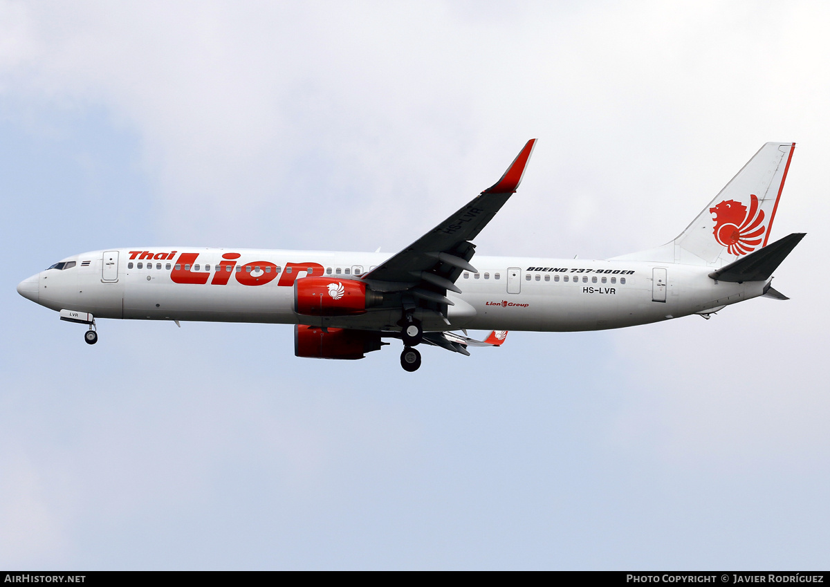 Aircraft Photo of HS-LVR | Boeing 737-9GP/ER | Thai Lion Air | AirHistory.net #801413
