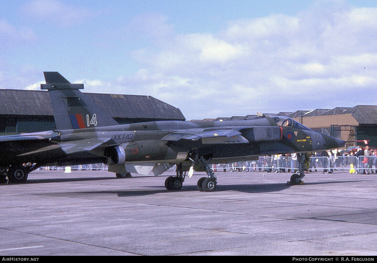 Aircraft Photo of XX742 | Sepecat Jaguar GR1 | UK - Air Force | AirHistory.net #801416