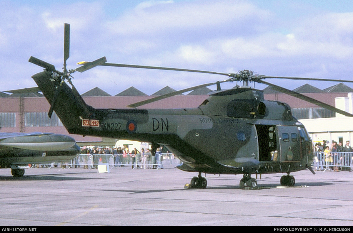 Aircraft Photo of XW227 | Aerospatiale SA-330E Puma HC1 | UK - Air Force | AirHistory.net #801465