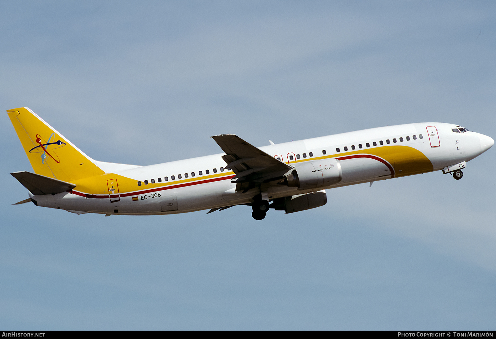 Aircraft Photo of EC-308 | Boeing 737-4Y0 | Futura International Airways | AirHistory.net #801466