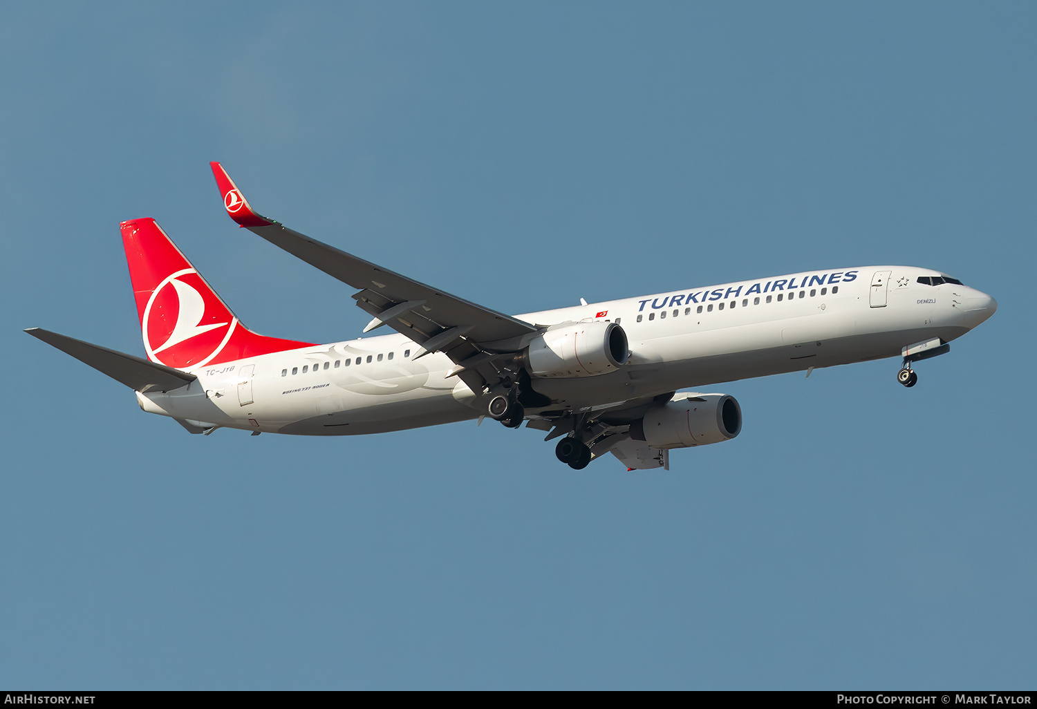Aircraft Photo of TC-JYB | Boeing 737-9F2/ER | Turkish Airlines | AirHistory.net #801470