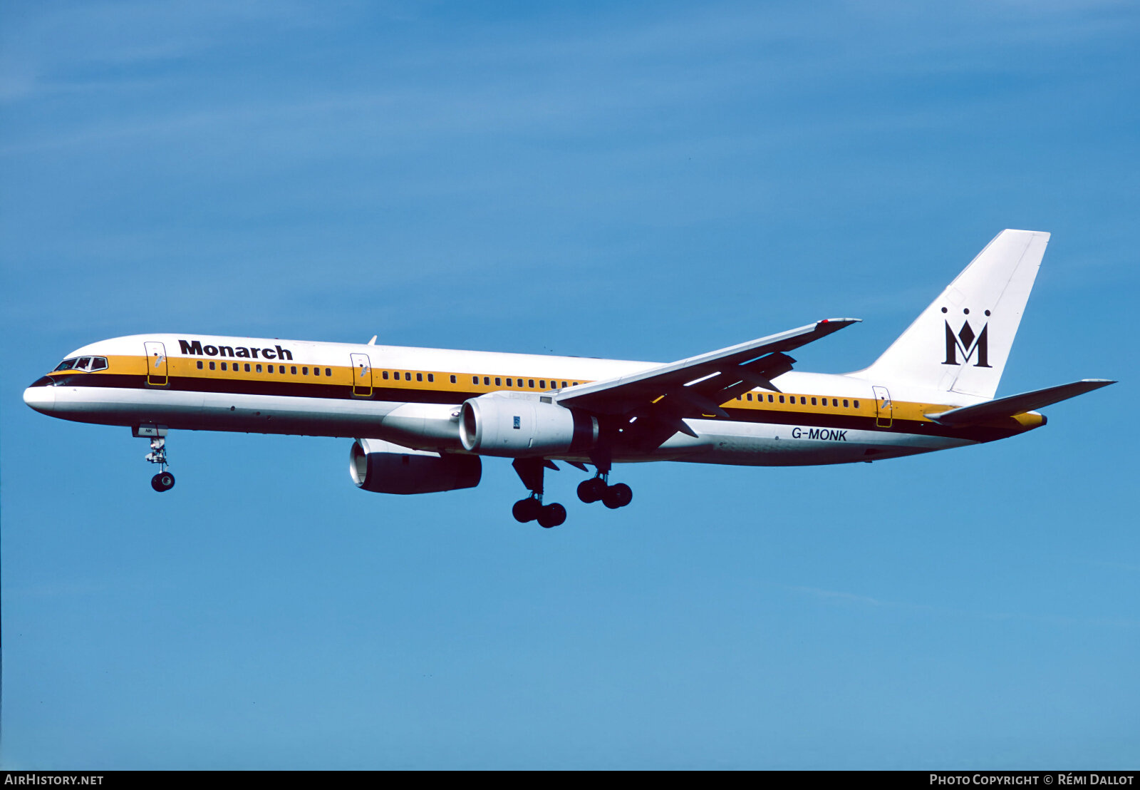 Aircraft Photo of G-MONK | Boeing 757-2T7 | Monarch Airlines | AirHistory.net #801500