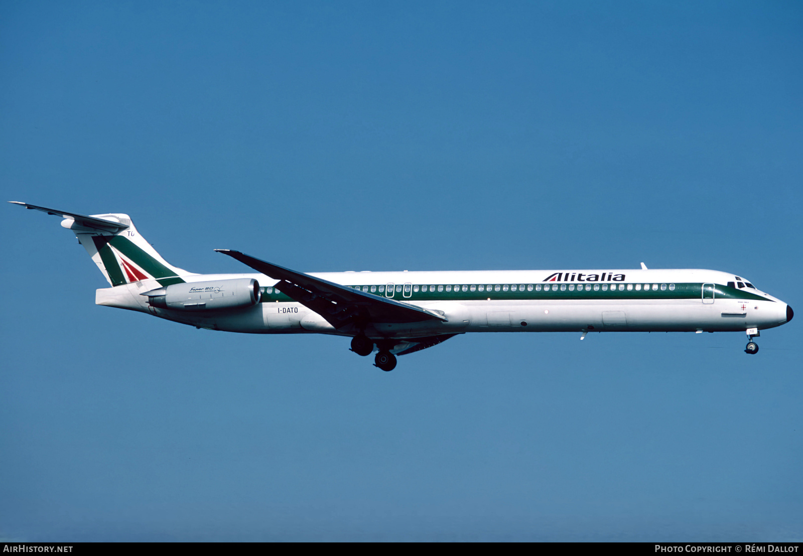 Aircraft Photo of I-DATO | McDonnell Douglas MD-82 (DC-9-82) | Alitalia | AirHistory.net #801509