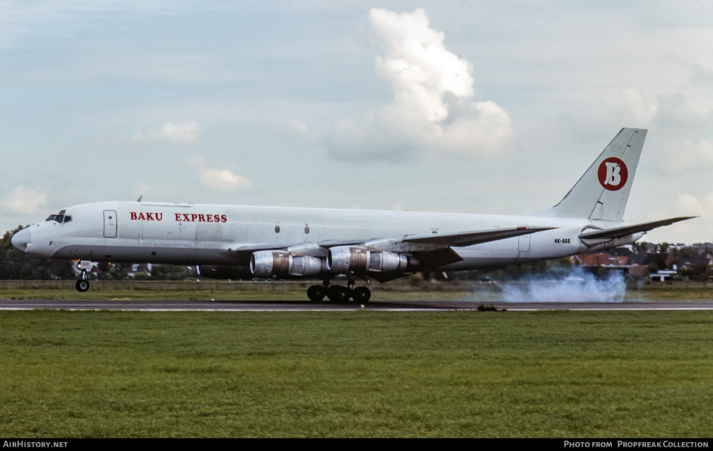 Aircraft Photo of 4K-555 | McDonnell Douglas DC-8-54AF Jet Trader | Baku Express | AirHistory.net #801512