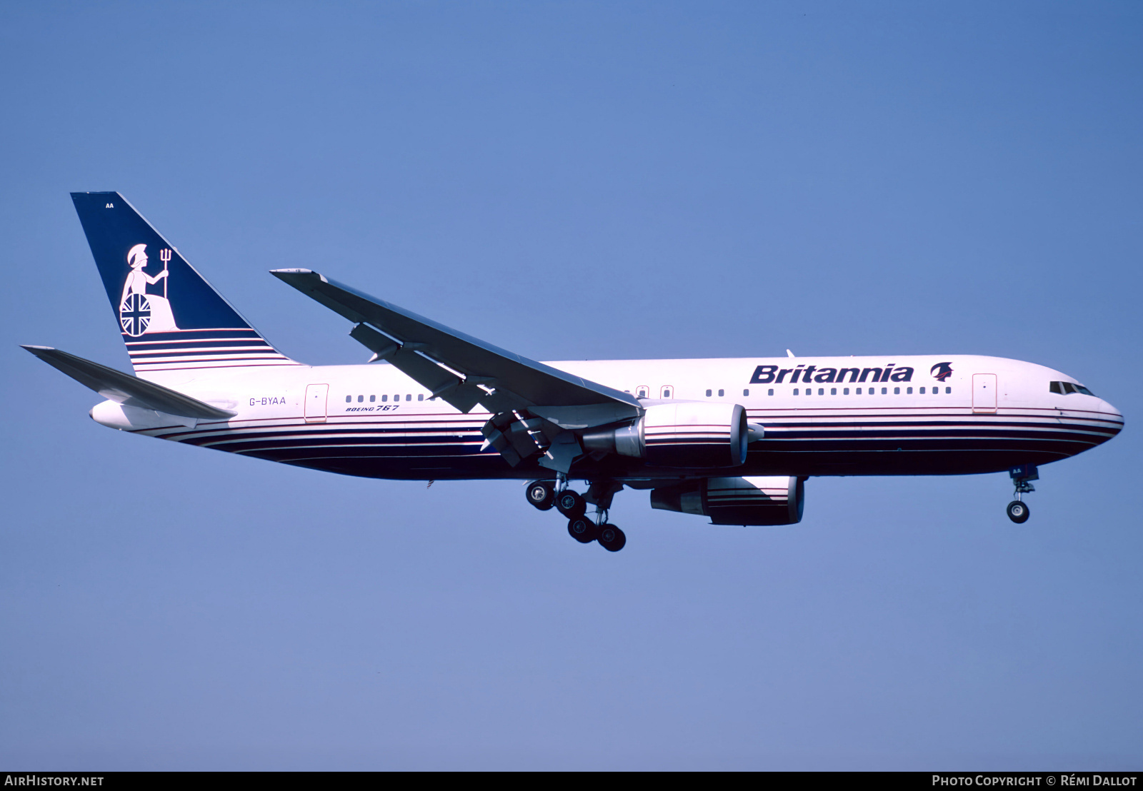 Aircraft Photo of G-BYAA | Boeing 767-204/ER | Britannia Airways | AirHistory.net #801521