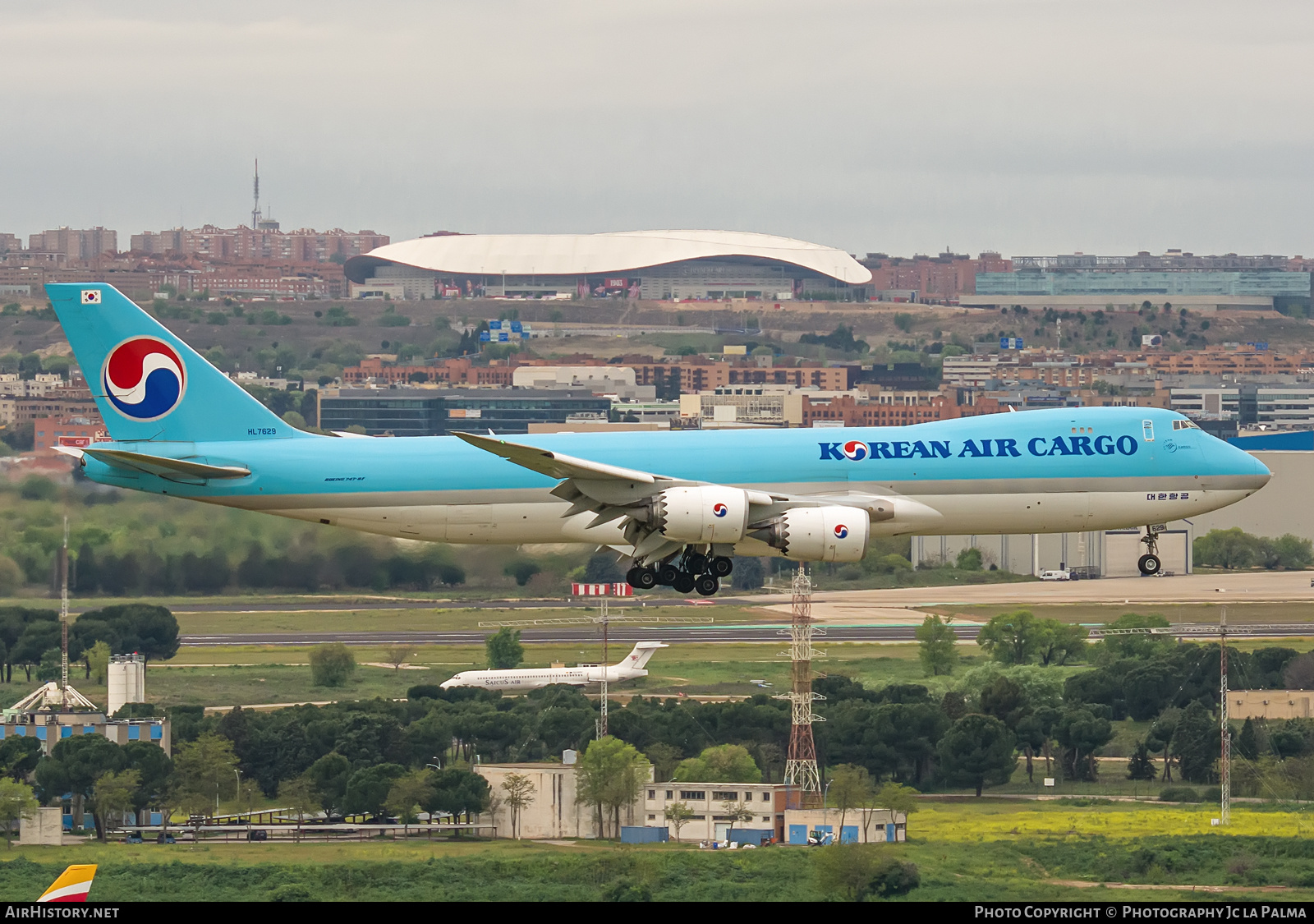 Aircraft Photo of HL7629 | Boeing 747-8B5F/SCD | Korean Air Cargo | AirHistory.net #801529