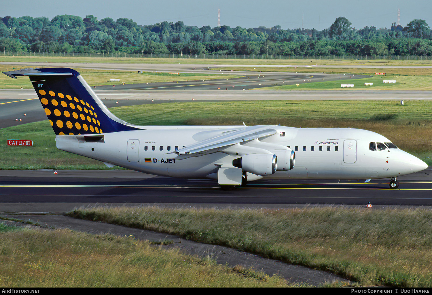 Aircraft Photo of D-AJET | British Aerospace BAe-146-200 | Eurowings | AirHistory.net #801560