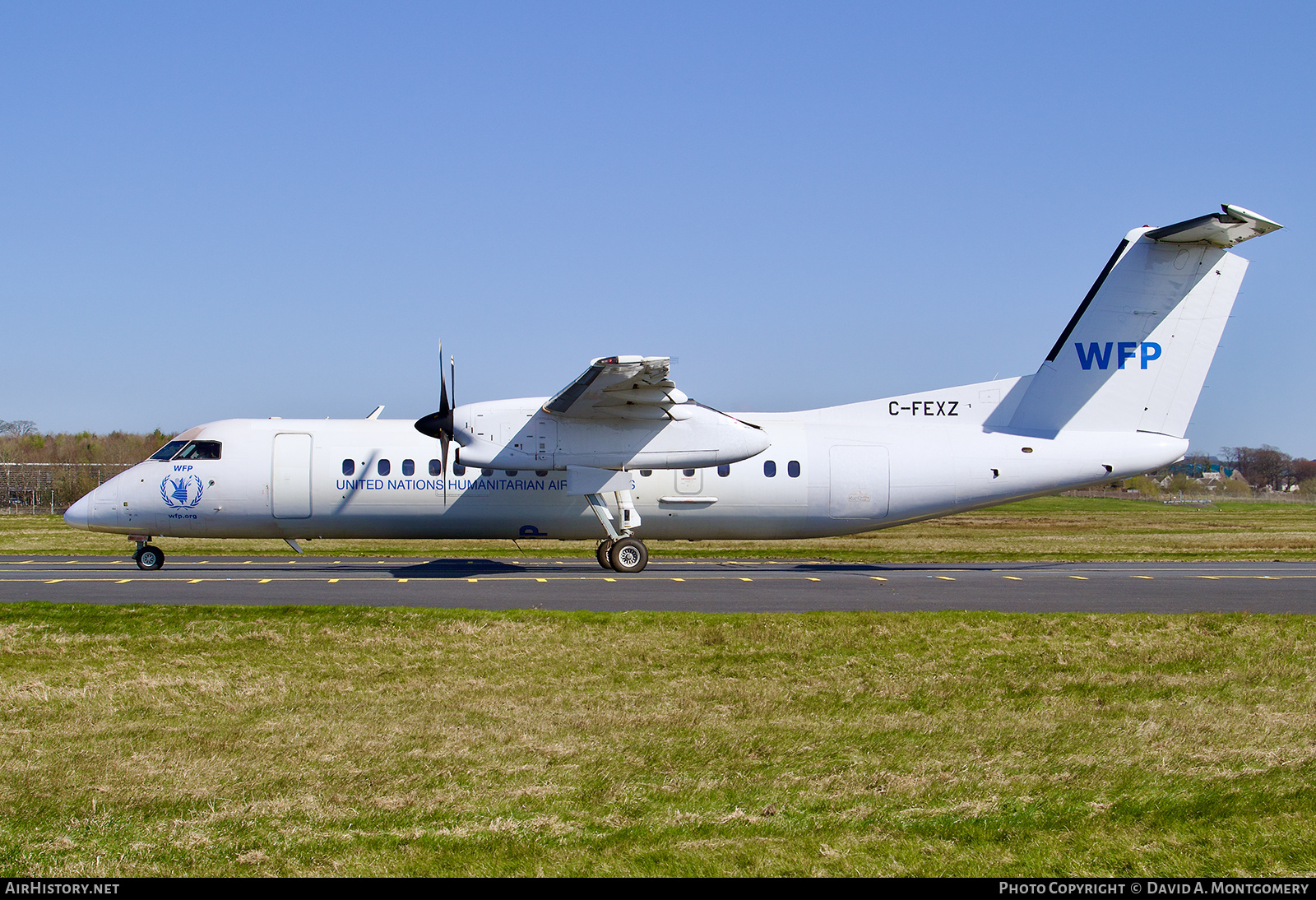 Aircraft Photo of C-FEXZ | De Havilland Canada DHC-8-314 Dash 8 | United Nations Humanitarian Air Service | AirHistory.net #801626