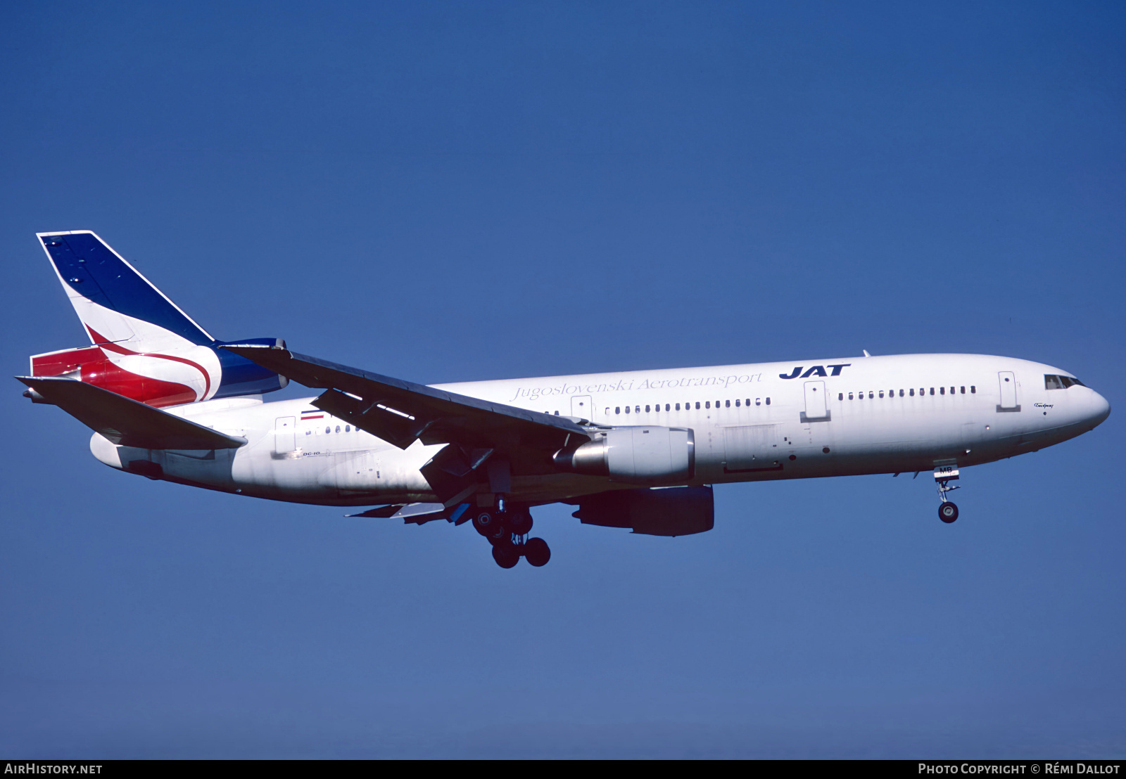 Aircraft Photo of YU-AMB | McDonnell Douglas DC-10-30 | JAT Yugoslav Airlines - Jugoslovenski Aerotransport | AirHistory.net #801665