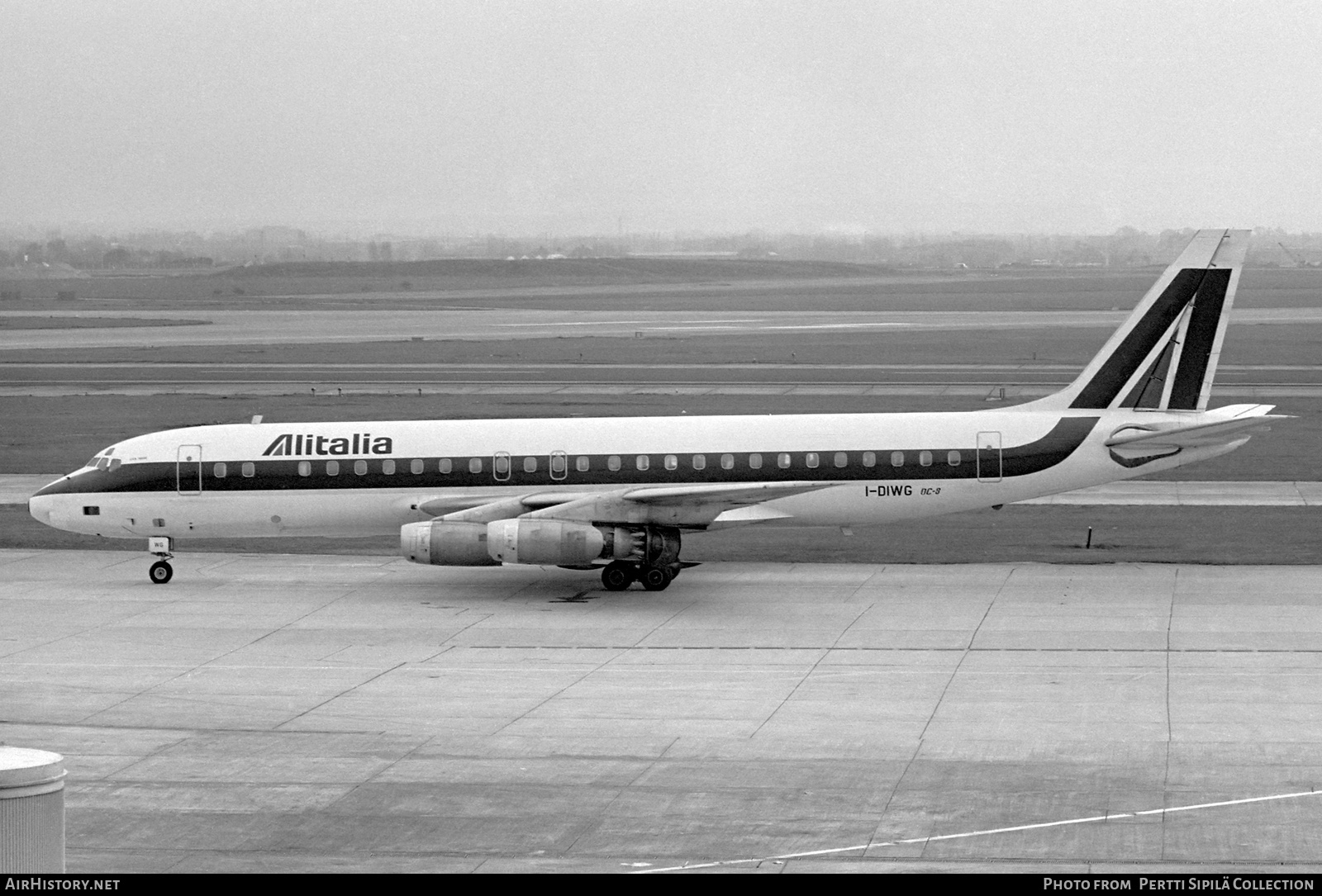 Aircraft Photo of I-DIWG | Douglas DC-8-43 | Alitalia | AirHistory.net #801699