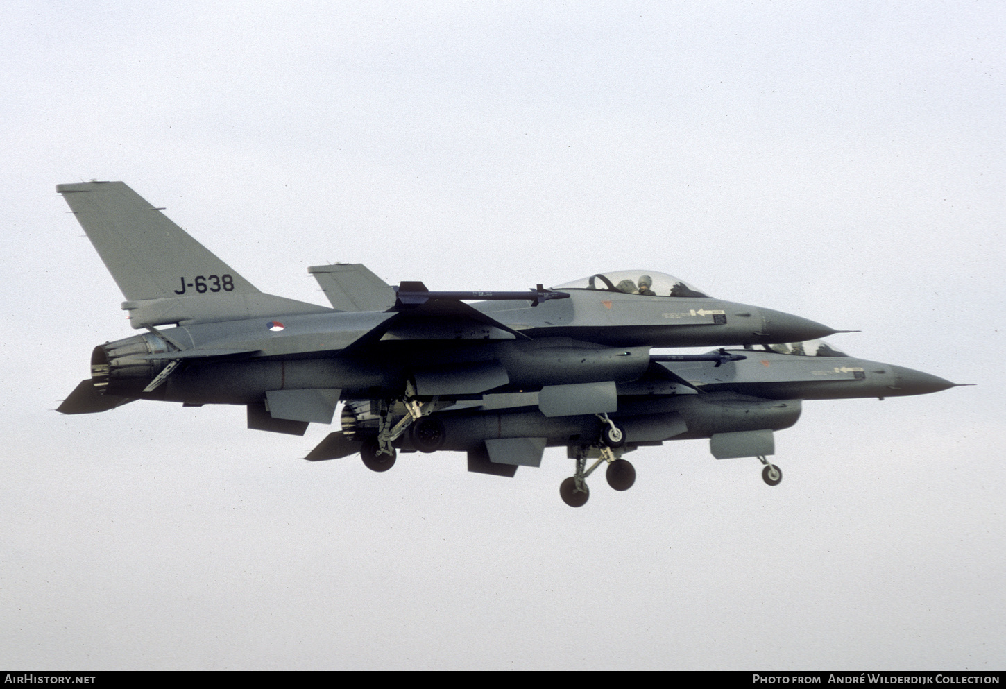 Aircraft Photo of J-638 | General Dynamics F-16A Fighting Falcon | Netherlands - Air Force | AirHistory.net #801707