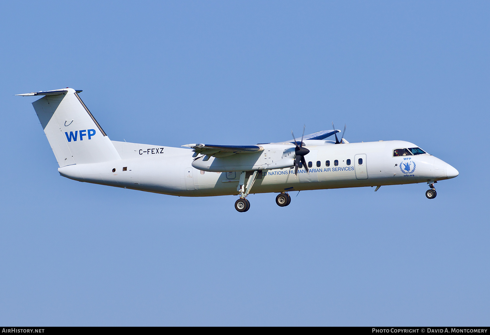 Aircraft Photo of C-FEXZ | De Havilland Canada DHC-8-314 Dash 8 | United Nations Humanitarian Air Service | AirHistory.net #801725